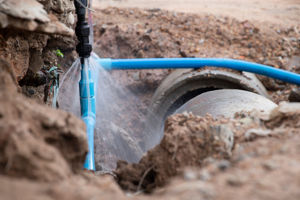 What should I do if I have a burst pipe